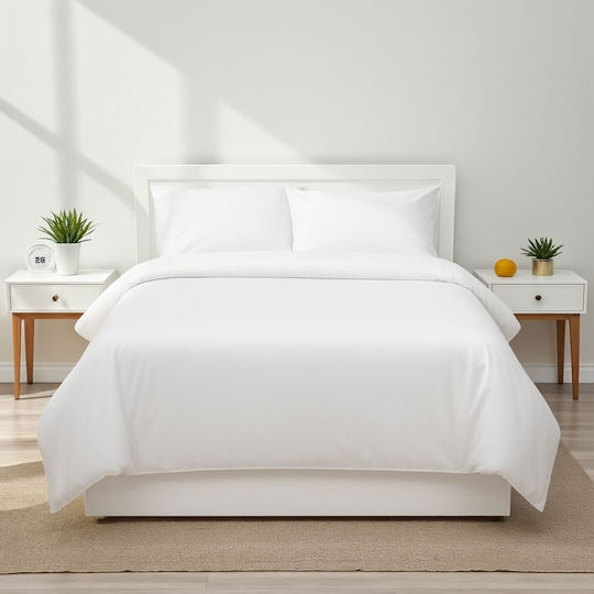 Olia Home Σεντόνι Μονό 170x240εκ. Off White