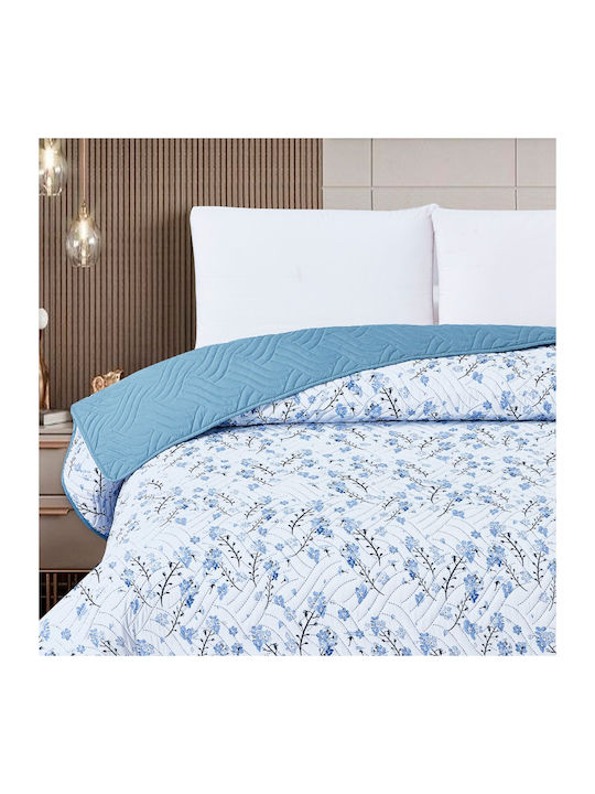 Whitegg L103 Κουβερλί Μονό Microfiber Γαλάζιο 1...