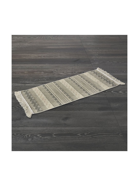 Whitegg Pat66 Χαλί Ορθογώνιο Βαμβακερό Εκρού 60x90cm