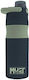 Must Team Μπουκάλι Θερμός Ανοξείδωτο / Αλουμίνιο BPA Free 500ml Μαύρο Λαδί