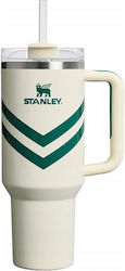Stanley Quencher H2.O Flowstate 1.18л Термос Кремаво Кортсайд