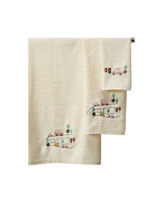 Whitegg Set of Baby Towels 3pcs R204 R204 Weight 450gsm