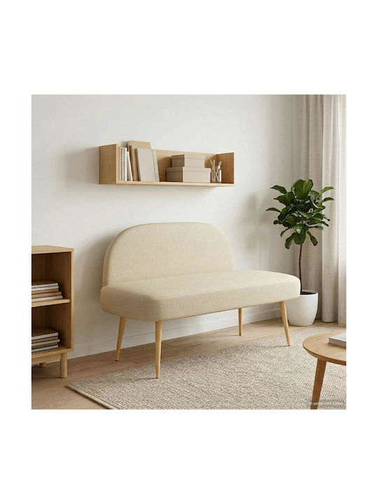 Doppelsitzer Sofa Creme 110x60x76cm