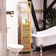 Relaxdays Колона За Баня За Под М33.5xД28xВ170см Кафява