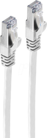 Shiverpeaks U/FTP (STP) Кат.7 (10Gbps) Мрежов Кабел Ethernet 1м Бял