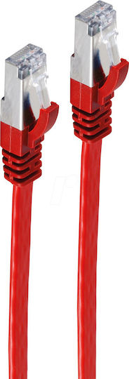 Shiverpeaks Flat U/UTP Cat.7 (10Gbps) Network Cable Ethernet 7.5m Red