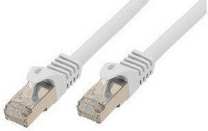 Shiverpeaks S/FTP Кат.7 (10Gbps) Мрежов Кабел Ethernet 3м Бял