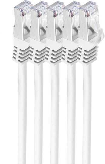 Shiverpeaks S/FTP Cat.7 (10Gbps) Network Cable Ethernet 2m White