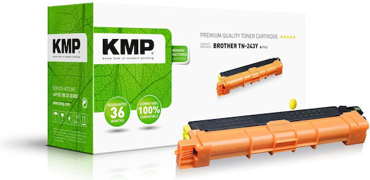 KMP Compatible Toner For Brother Laser Printer Brother Tn243y 1000 Pages Yellow