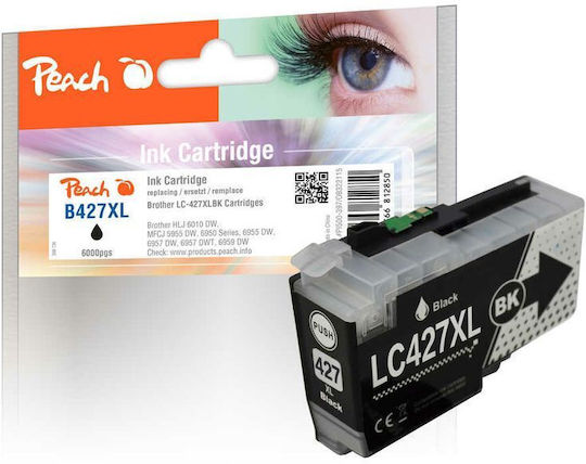 Peach Съвместим Тонер за Лазерен Принтер Brother Brother Lc-427xl Черен с Чип