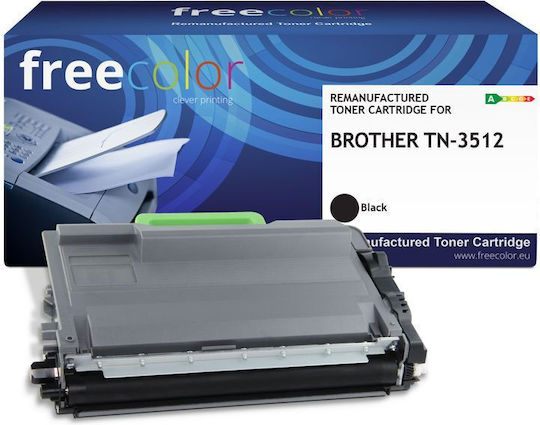 Freecolor Compatible Toner For Laser Printer Brother Brother Tn-3512 Black