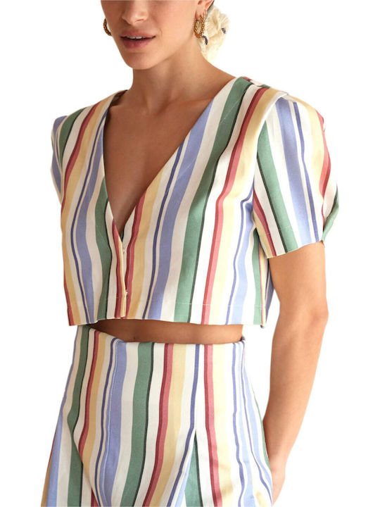 Madame Shou Shou Multicolour Blouse