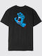 Screaming Hand Chest T-shirt Black