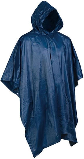 Mil-tec Jagdbekleidung für Regenwetter Vinyl-Poncho Dunkelblau