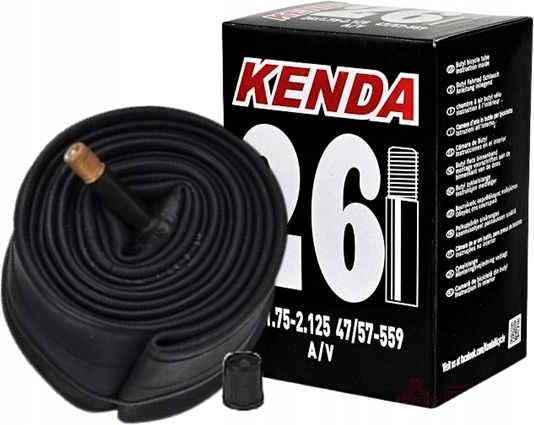 Kenda Inner Tube 26 X 1.75 1.95 2.0 2.125 Av 48mm Long