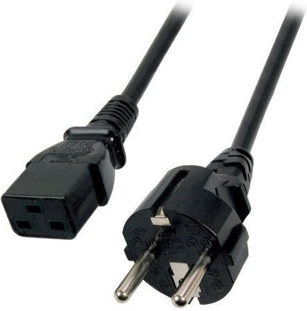EFB IEC C19 / Schuko - IEC C19 / Schuko Захранващ Кабел 1.8м Черен EK511.1