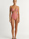 Swimsuit With Cutouts Orange
