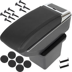Hyundai I30 I 07-12 Armrest Storage Black Eco-leather + Installation Kit Hyundai I30 I 07-12 Armrest Storage Black Eco-leather + Installation Kit