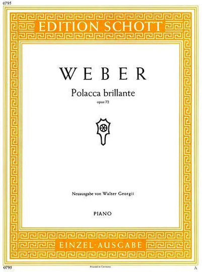 Carl Maria Von Weber Polacca Brillante Op 72 Σόλο Πιάνο