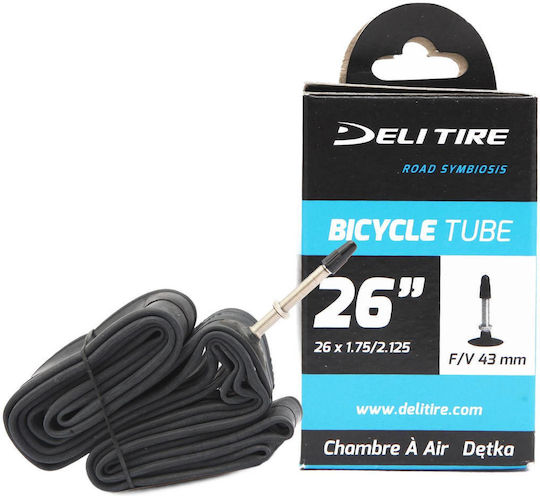 Fahrradschlauch-Innenrohre 26x1.75/2.125 Fv 43mm Box Deli