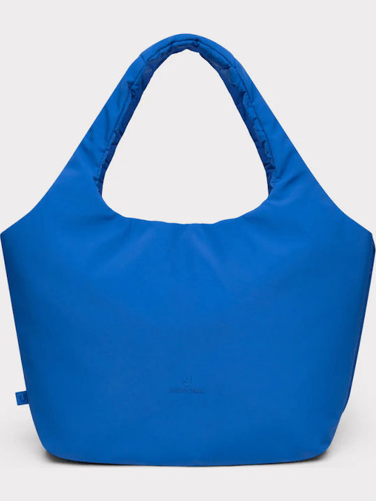 Geantă Shopper De Umăr Albastră Pentru Damă