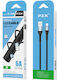 PZX USB-A към Lightning Кабел Черен 1м 2222222248314
