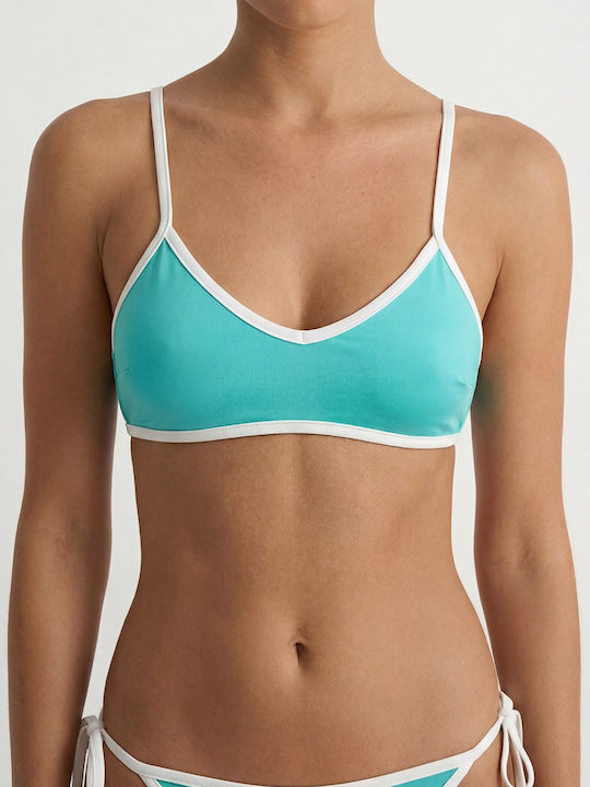 Bikini Top with Padding Blue