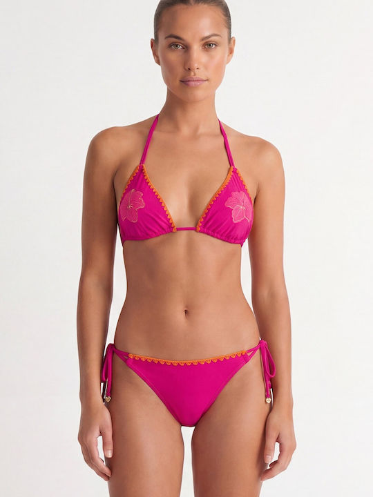 Bikinioberteile Dreieck Mit Polsterung Rosa