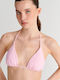 Bikini Triangle With Padding Pink