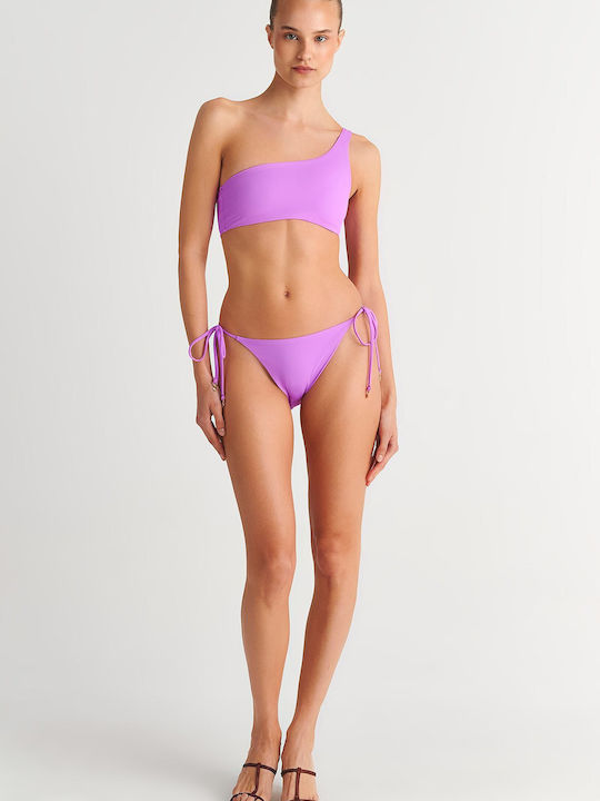 SugarFree Bikini Slip Cu Dantelă Lila