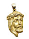 Gatsa Pendant Kids Charm with Jesus Christ from 14K Gold F0092