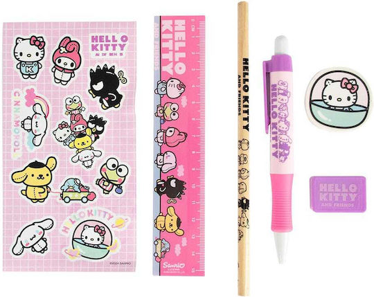 Grafi Hello Kitty Schreibwaren-Set 6 Stück