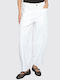 Damen Stoffhose Bianco