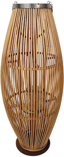 Fylliana Φαναράκι Bamboo Λευκό 33x33εκ.
