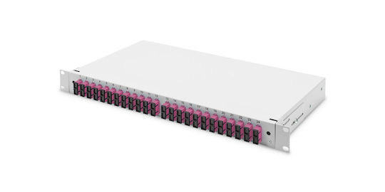 Digitus Optical Patch Panel for Rack 1U 19" 12 Ports Gray