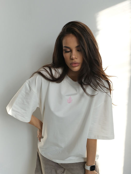 Short Sleeve White Women's T-Shirt