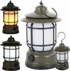 Verk Group Lanternă LED Reîncărcabilă pentru Camping Kaki