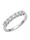 Women's Spinner Ring with Diamond in 18K White Gold