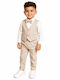 Kids Summer Suit 4 Pieces Beige