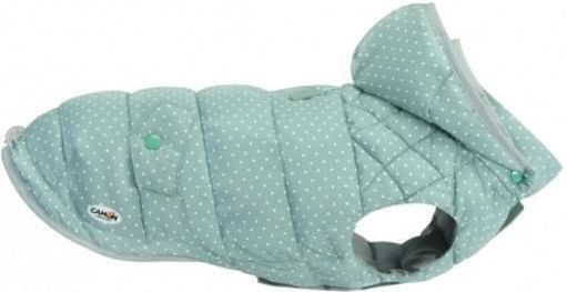 Camon Dog Coat Hooded Green With Back Length 27 cm