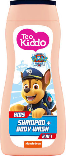Teo Kiddo Хипоалергенно Детски Шампоан и Душ Гел Teo Paw Patrol 2в1 с Лавандула за Чувствителна Зона в Гел Формула 200ml