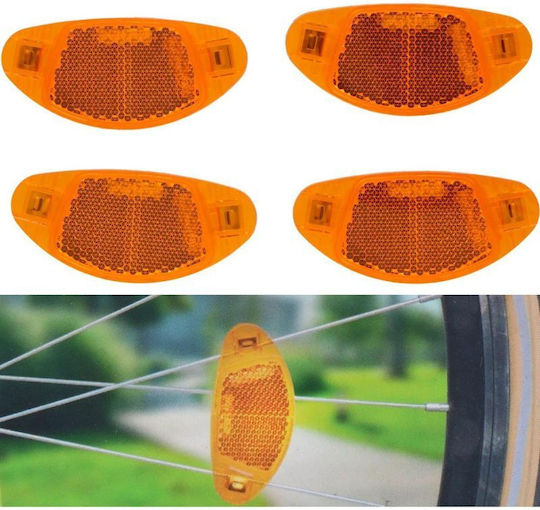 Dunlop Reflektoren Für Fahrrad Speichen 4 Stück