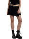 Mini Damenrock Umschlag Schwarze