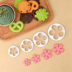 LsCook Decorating Mold Made of Plastic 4 Pieces LsCook Decorating Mold Made of Plastic 4 Pieces