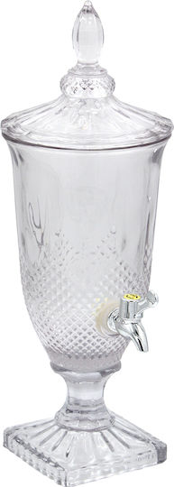 Keskor Glass Beverage Dispenser with Spigot 2lt