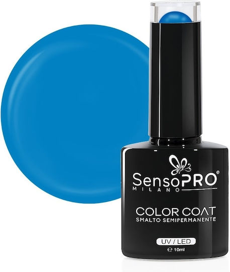 Sensopro Milano Ojă Pentru Unghii Cu Gel Semi-permanent 10ml 106 Albastru Deschis