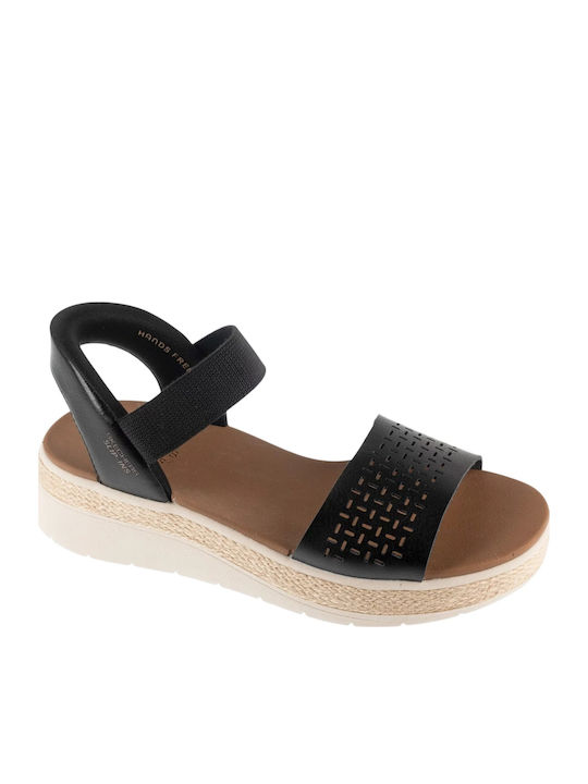 Bobs Sun Ray Γυναικεία Σανδάλια Μαύρα