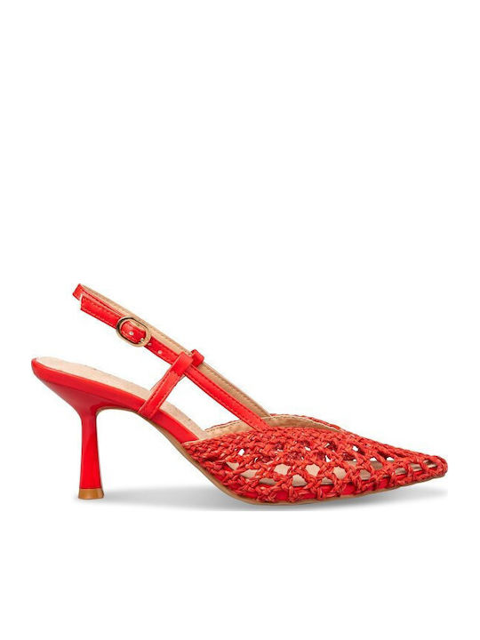 Pumps Mit Stiletto Absatz Rot