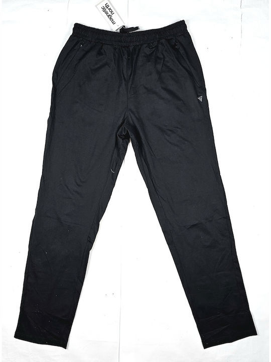 Magnetic North Glossy Black Sweatpants