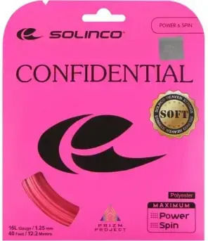 Solinco Tennis Racket String Pink Φ1.20mm